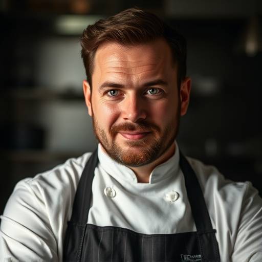 Chef Antoine Dubois portrait