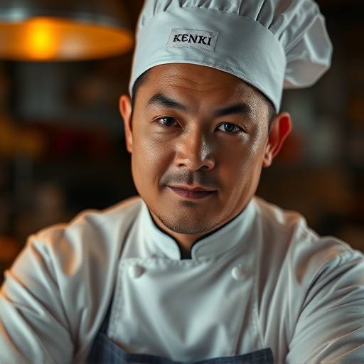 Chef Kenji Tanaka portrait